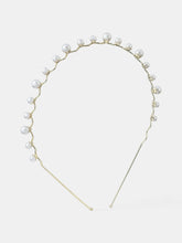 Load image into Gallery viewer, Isla Dainty Pearl Statement Headband
