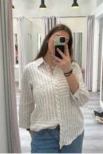 Load image into Gallery viewer, Hyatt Linen Shirt Beige Worthier
