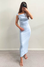 Load image into Gallery viewer, Leisel Maxi Dress Blue
