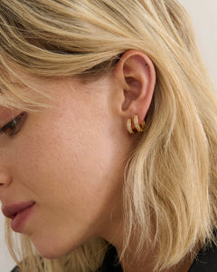 Stilla Diamanté 18K Gold Plated Earrings