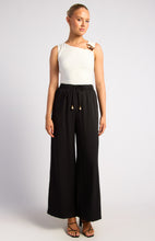Load image into Gallery viewer, Sandy Drawstring Pants Black
