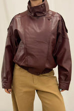Load image into Gallery viewer, Kora Pleater Jacket Wine
