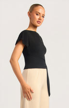 Load image into Gallery viewer, Noya Gold Buckle Top Black
