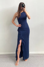 Load image into Gallery viewer, Julita One Shoulder Maxi Dress Navy
