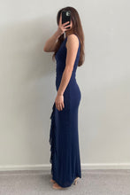 Load image into Gallery viewer, Julita One Shoulder Maxi Dress Navy
