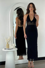 Load image into Gallery viewer, Farida Lace Maxi Dress Black
