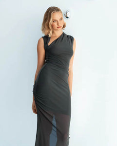 Mecroe Mesh Dress Slate