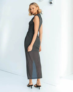 Mecroe Mesh Dress Slate