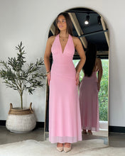 Load image into Gallery viewer, Laurel Halter Maxi Dress Pink
