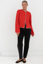 Load image into Gallery viewer, Alessia Knit Cardigan Red Pink

