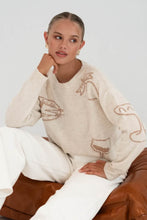 Load image into Gallery viewer, Enzo Knit Jumper Beige
