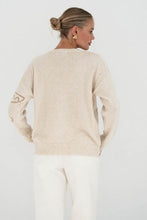 Load image into Gallery viewer, Enzo Knit Jumper Beige
