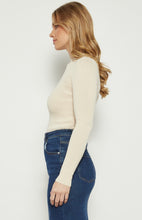 Load image into Gallery viewer, Sabara Sheer Neck Knit Top
