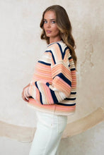 Load image into Gallery viewer, Vanessa Jumper Peach Multi
