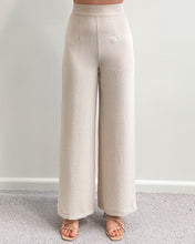 Load image into Gallery viewer, Mila Wide Leg Pants Beige
