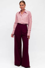 Load image into Gallery viewer, White Closet Lanie Cotton Shirt Red Pink
