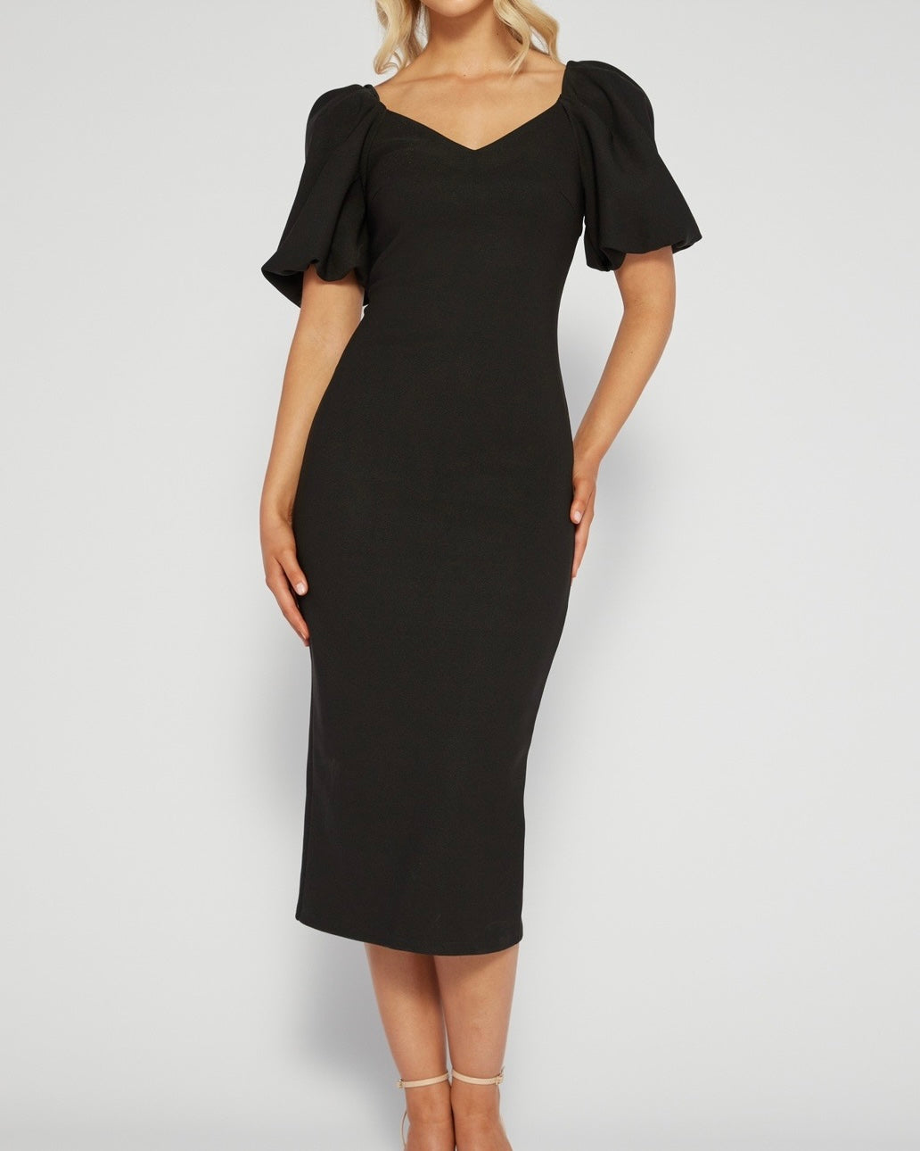 Kieran Midi Dress Black