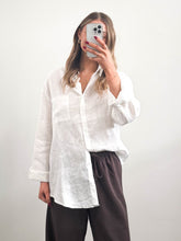 Load image into Gallery viewer, Lara Linen Shirt White
