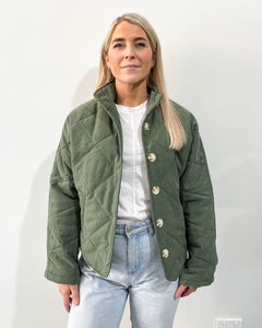 Shani Quilted Jacket Khaki