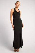 Load image into Gallery viewer, Vera Halter Maxi Dress Black
