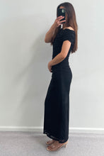 Load image into Gallery viewer, Winnie Mesh Maxi Dress Black
