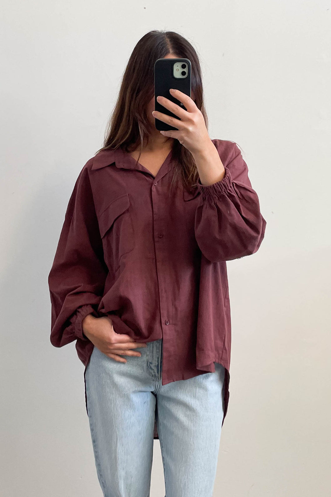Poade Cotton Shirt Brown