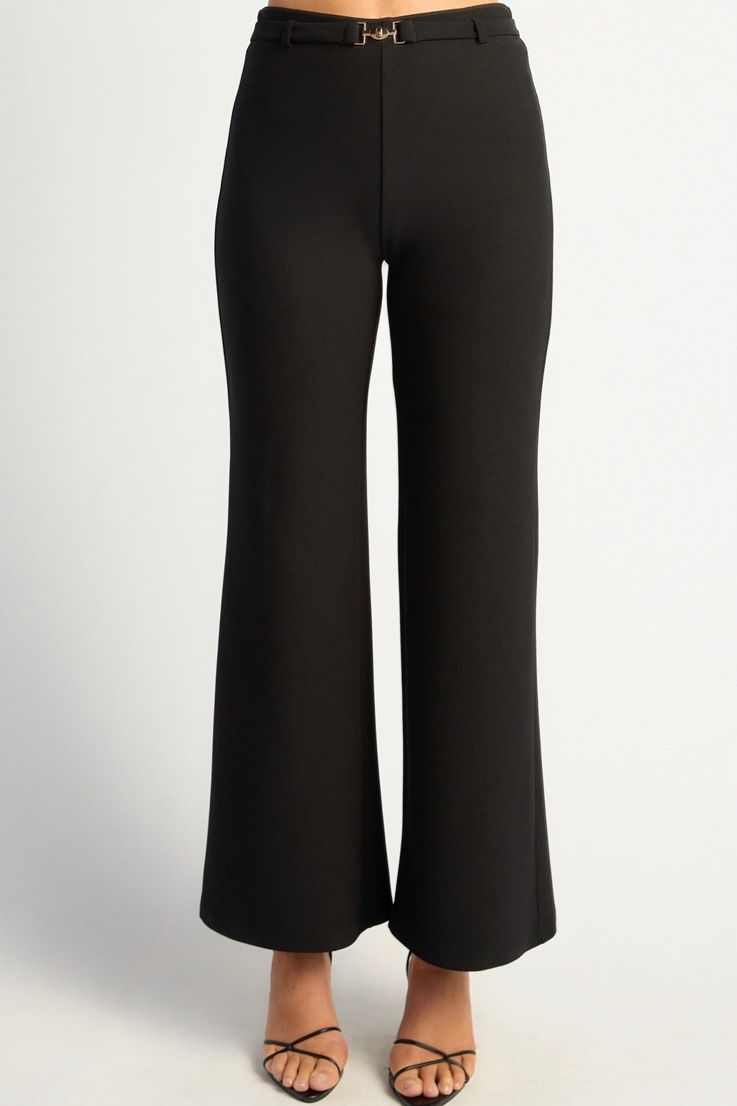 Maegan Pants with Gold Buckle Belt