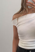 Load image into Gallery viewer, Billie Off Shoulder Top White
