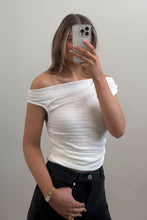Load image into Gallery viewer, Billie Off Shoulder Top White
