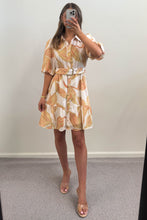 Load image into Gallery viewer, Shaela Mini Dress Yellow Print
