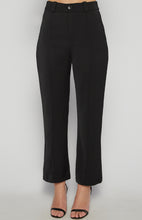 Load image into Gallery viewer, Front Seam Detail Pants Black
