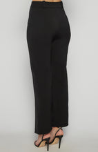 Load image into Gallery viewer, Front Seam Detail Pants Black
