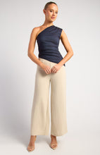 Load image into Gallery viewer, Cinta One Shoulder Top Dark Denim
