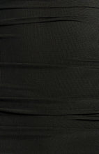 Load image into Gallery viewer, Clia Drape Dress Black
