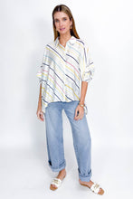 Load image into Gallery viewer, Scribble Stripe Shirt
