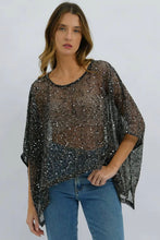 Load image into Gallery viewer, Pippa Top Black Sequins
