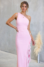 Load image into Gallery viewer, Julita One Shoulder Maxi Dress Pink
