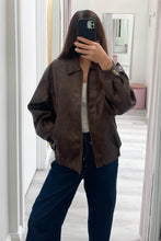 Load image into Gallery viewer, Dalia Bomber Jacket Vintage Brown
