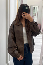 Load image into Gallery viewer, Dalia Bomber Jacket Vintage Brown
