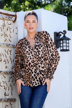 Load image into Gallery viewer, Shreya Blouse Leopard Print
