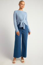 Load image into Gallery viewer, Tie Front Knit Blue
