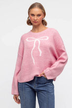 Load image into Gallery viewer, Ribbon Knit Jumper Pink
