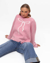 Load image into Gallery viewer, Ribbon Knit Jumper Pink
