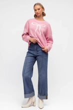 Load image into Gallery viewer, Ribbon Knit Jumper Pink
