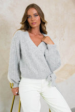 Load image into Gallery viewer, Brylee Wrap Knit Grey
