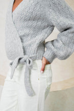 Load image into Gallery viewer, Brylee Wrap Knit Grey
