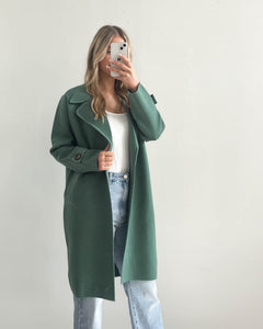 Nora Knit Coat Green