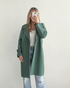 Nora Knit Coat Green