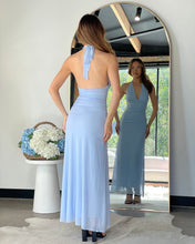 Load image into Gallery viewer, Laurel Halter Maxi Dress Blue
