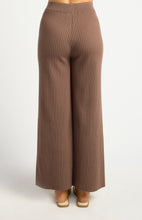 Load image into Gallery viewer, Ribbed Wide Leg Knit Pants Brown
